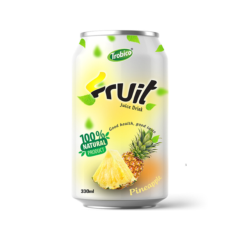 High Quality OEM Manufacturer from Vietnam 330ml alu short Can Fruit Juice Drink