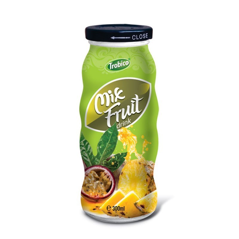 OEM Fruit Juice Trobico Brand 300ml Glass Bottle Mango Juice