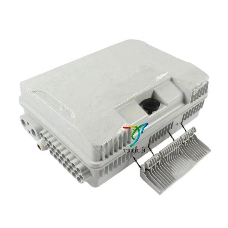 2024 hot sales 24 core fiber optic distribution box with plc splitter IP65 for FTTH