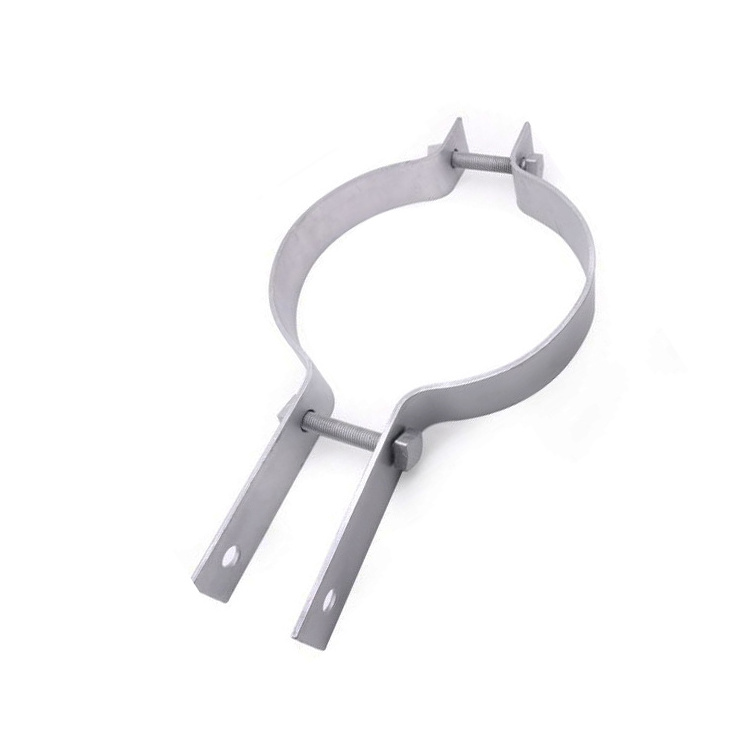 High quality adjustable pole band clamps fastening clamp/hoop for pole