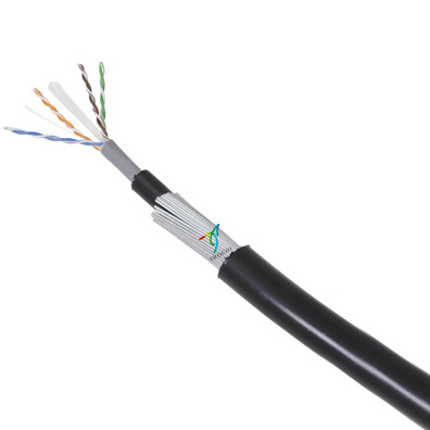 Outdoor SWA Armoured U/FTP Cat 6 Lan Cable cat6 ethernet lan cable direct buried