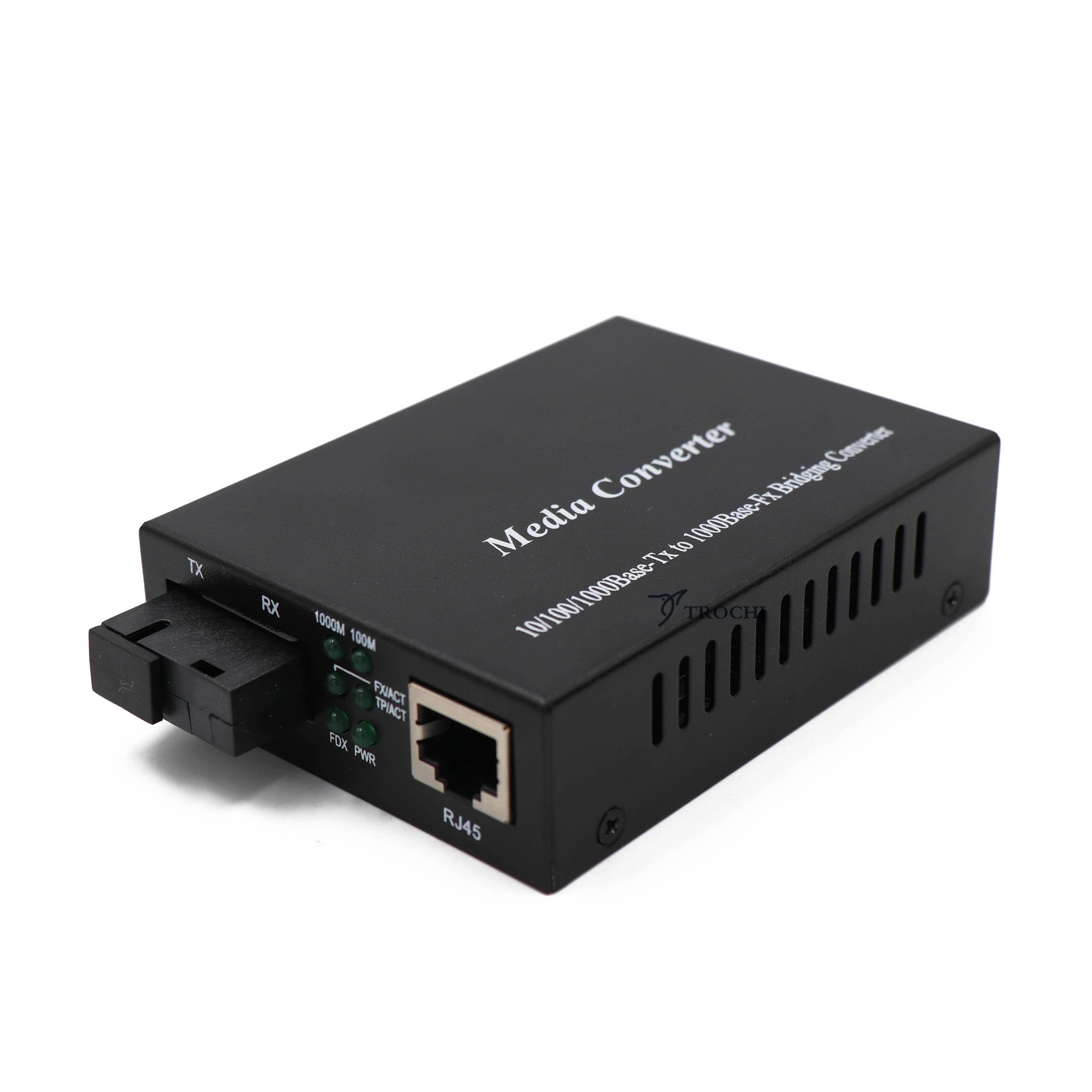 single mode simplex/duplex 10/100/1000 gigabit ethernet fiber media converter rj45 port