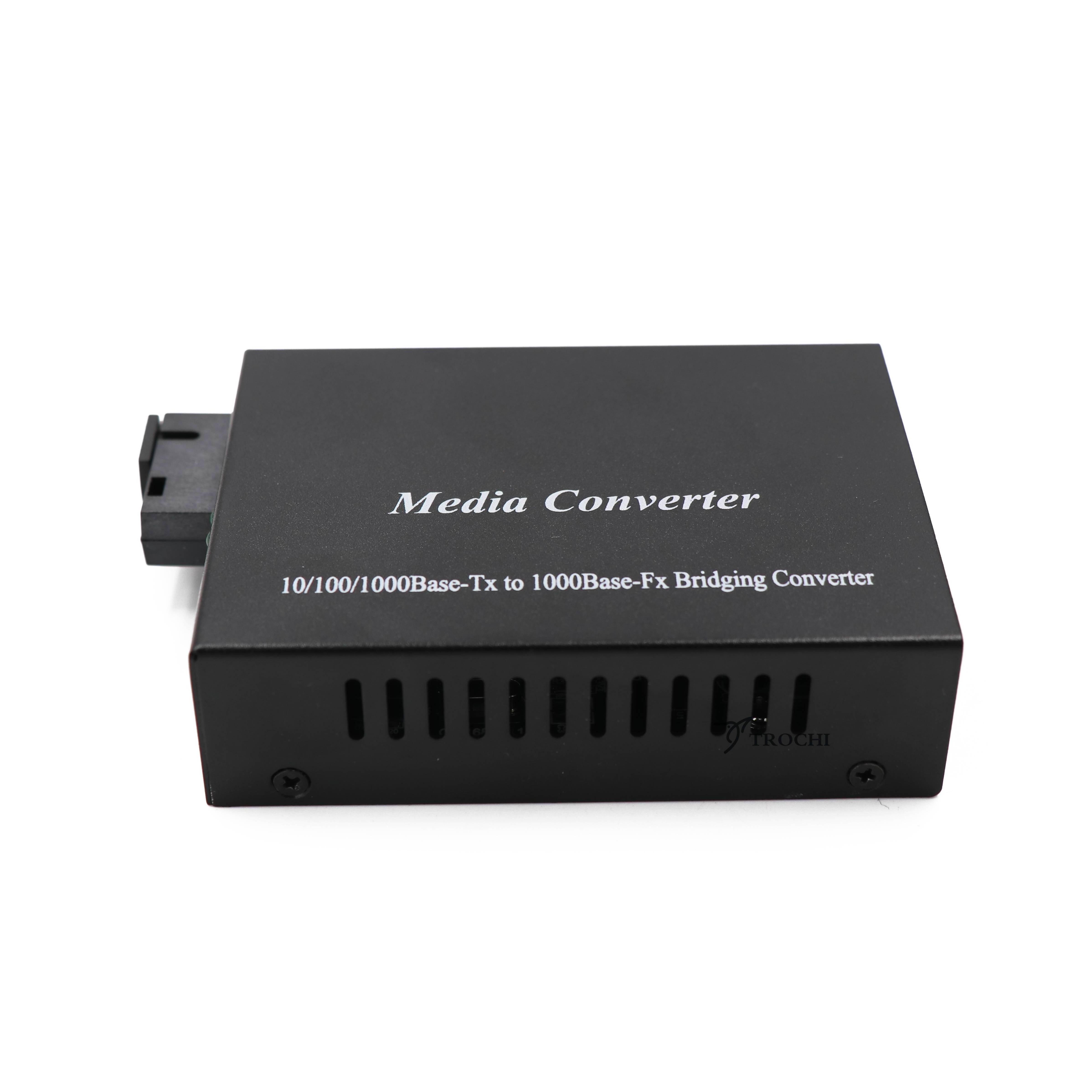 single mode simplex/duplex 10/100/1000 gigabit ethernet fiber media converter rj45 port