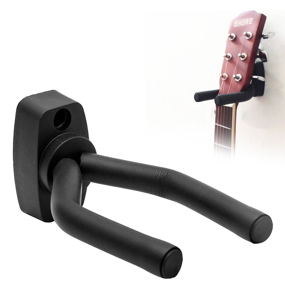 1 Pcs Wall Mount Display Hanging Stand Bracket Guitar Hanger Hook Holder Keeper Fits All Guitars Bass Banjo