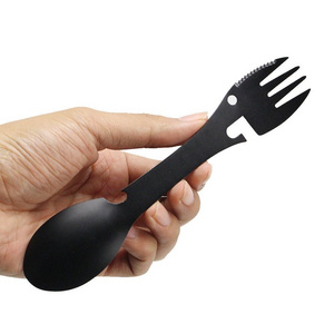 Stainless Steel Camping Outdoor Multi Tool Fork Spoon Knife