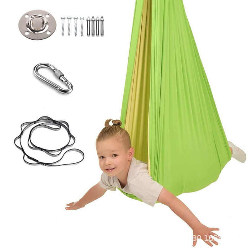 Double Elastic Cloth Indoor Outdoor Yoga Swing Aerial Yoga Hammock Children's Hammock