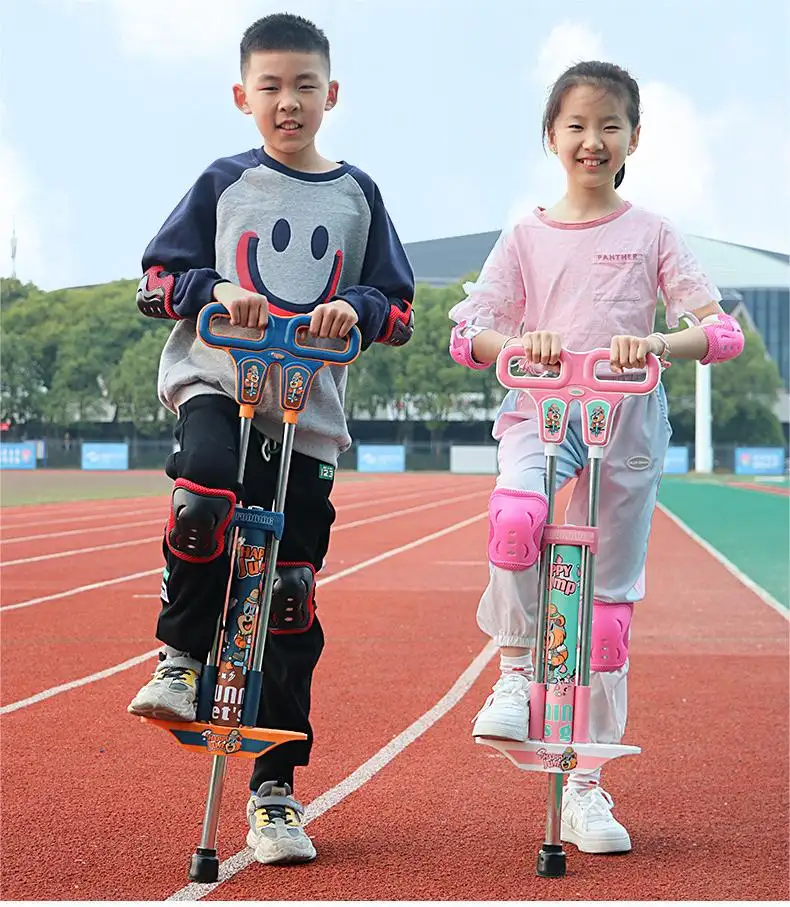 Children's Jumping Trainer Fitness Jumping Spring Frog Jumping Elastic Sports Jumping Pogo Stick