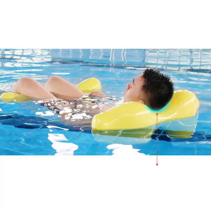 Floating Bed With Collapsible Backrest Water Float Hammock