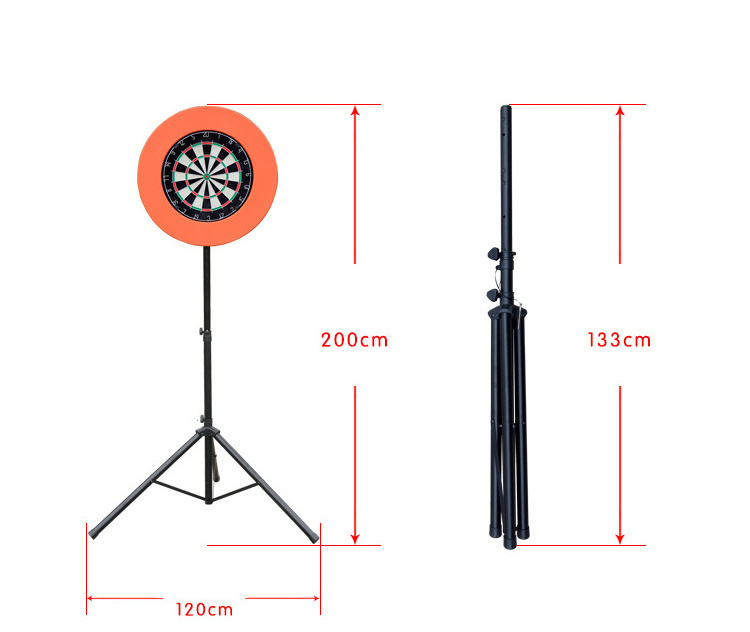 Mission Darts Dartboard Stand Tripod Portable Travel Dart Board Stand