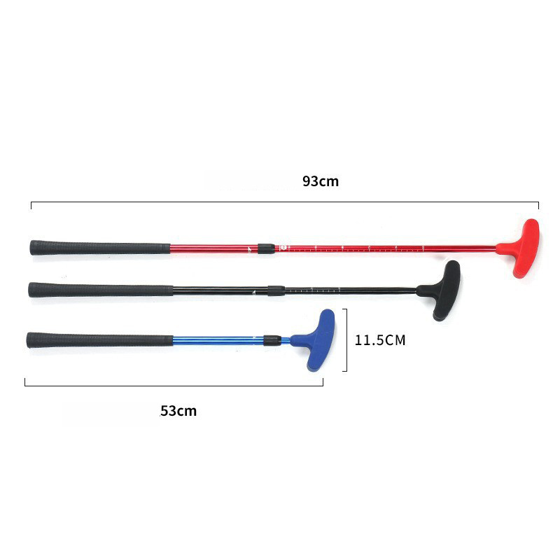 Golf Kids Telescopic Push Rod Double-sided Rod Head Aluminum Alloy Length Adjustable Golf Club