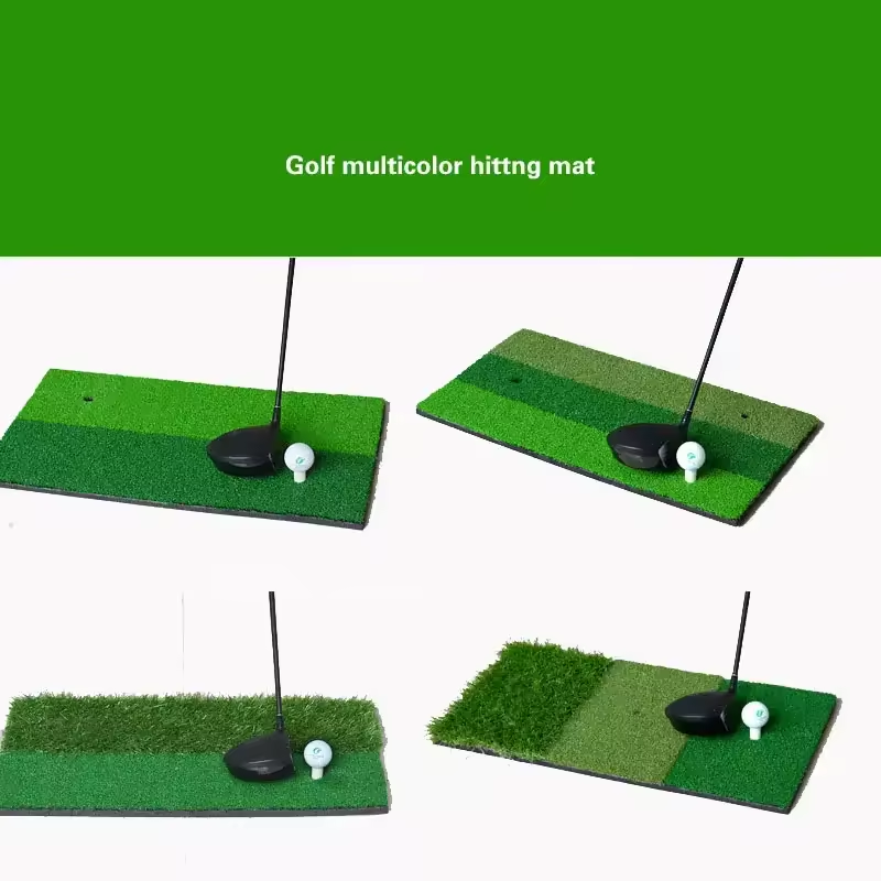 Artificial Training Aids Indoor Outdoor Swing Hitting Practice Pad Simulation Turf Golf Accessories Golf Mat