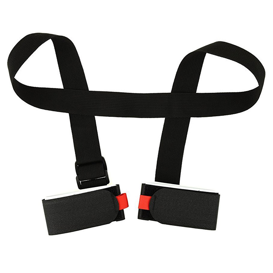 Adjustable Nylon Pole Hook Loop Protecting Shoulder Hand Handle Carrier Ski Strap for Ski Snowboard