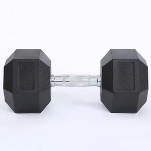 Wholesale Fitness A-Frame Dumbbell Rack Stand 5 Tier Weight Rack Customized KG Or LBS Rubber Hexagon Dumbbell