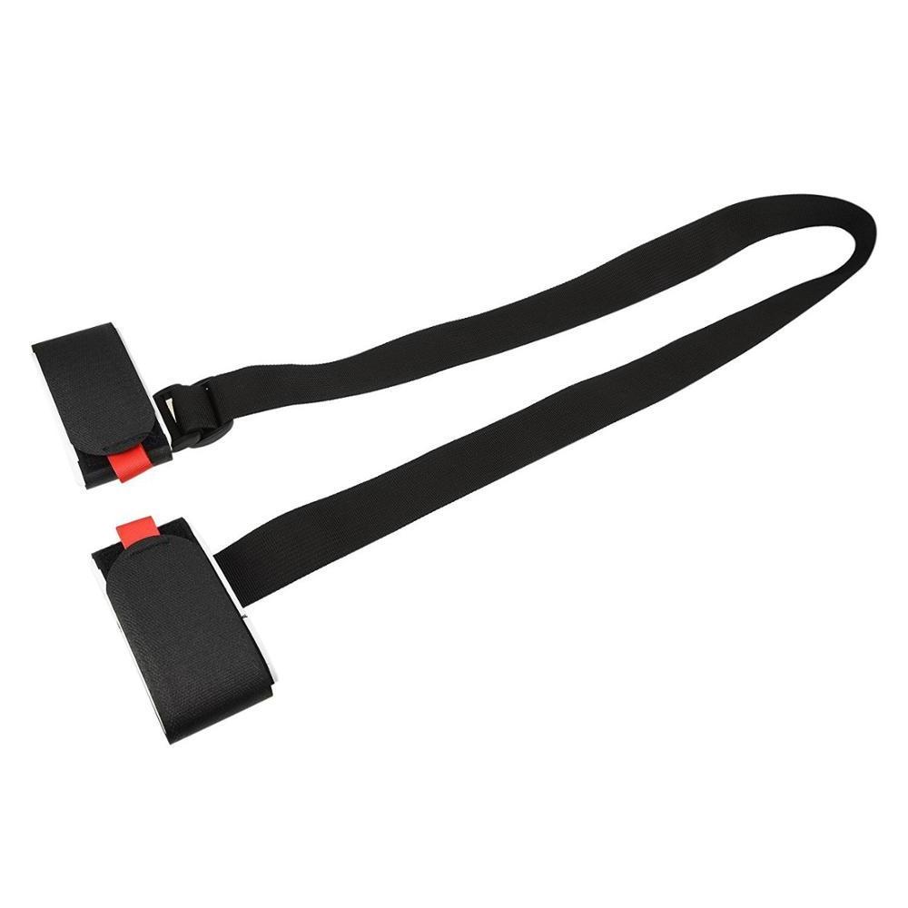 Adjustable Nylon Pole Hook Loop Protecting Shoulder Hand Handle Carrier Ski Strap for Ski Snowboard