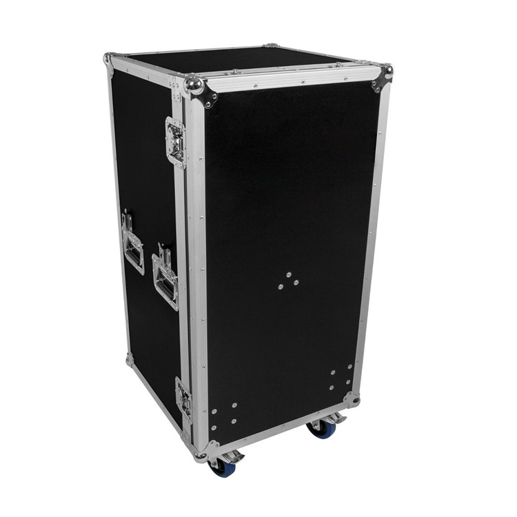 Black Sound Used  Aluminum Movable Utility Drawer Flight Road Case With Drawers