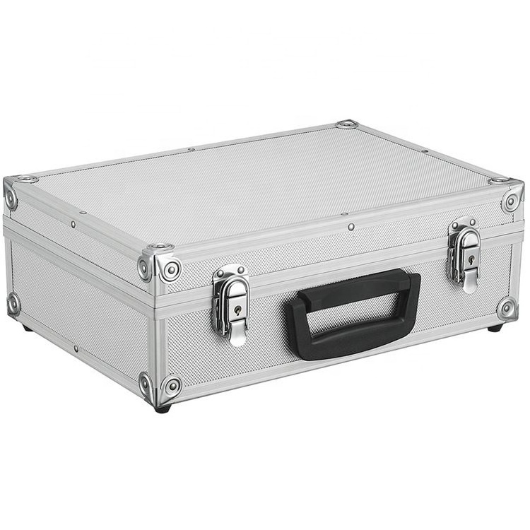 Beautiful design mechanic eva mdf silver abs portable organizer drilling tools aluminum tool boxes case