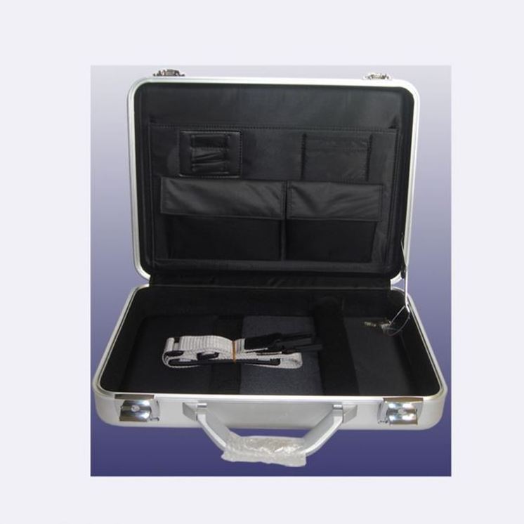 High Security Hard Laptop Storage Aluminum Packaging Custom Fireproof Designer Pilot Matte Briefcases