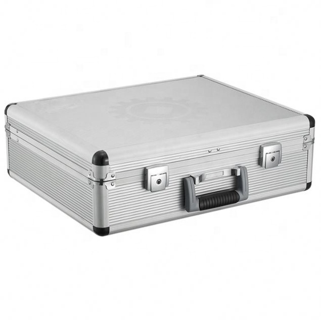 Beautiful design mechanic eva mdf silver abs portable organizer drilling tools aluminum tool boxes case