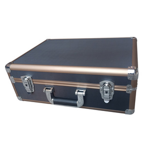 Portable custom aluminium hard case storage box carry camera equipment insert box case foam padding for video camera