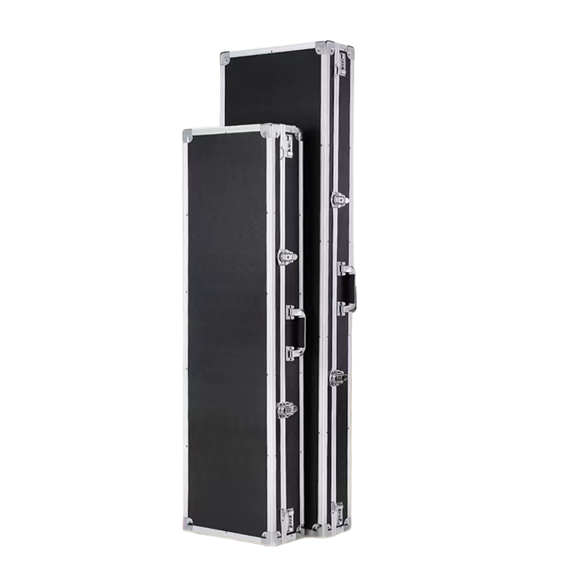 Custom Aluminum Long Gun Case Hard Instrument Waterproof with Key &Password Lock Case