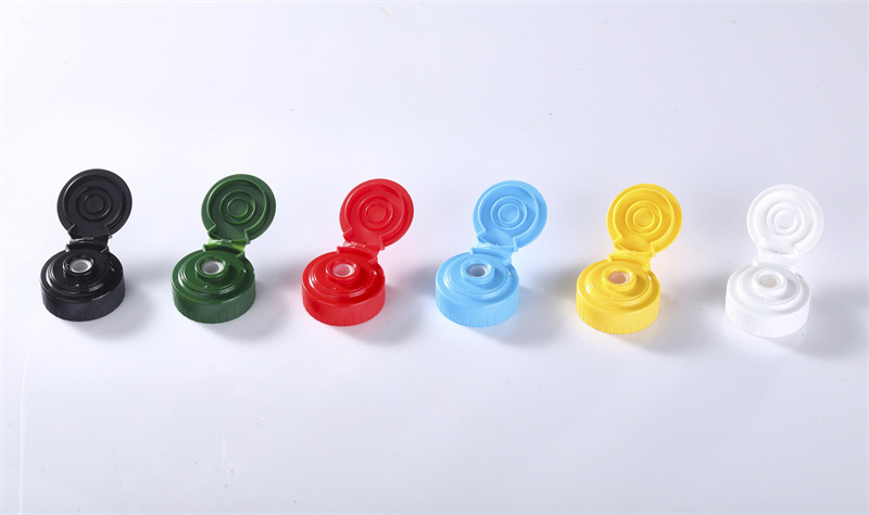 Wholesale 38/400 Screw Plastic Squeeze Bottle Flip Cap Closure With Cross Slit Silicone Valve