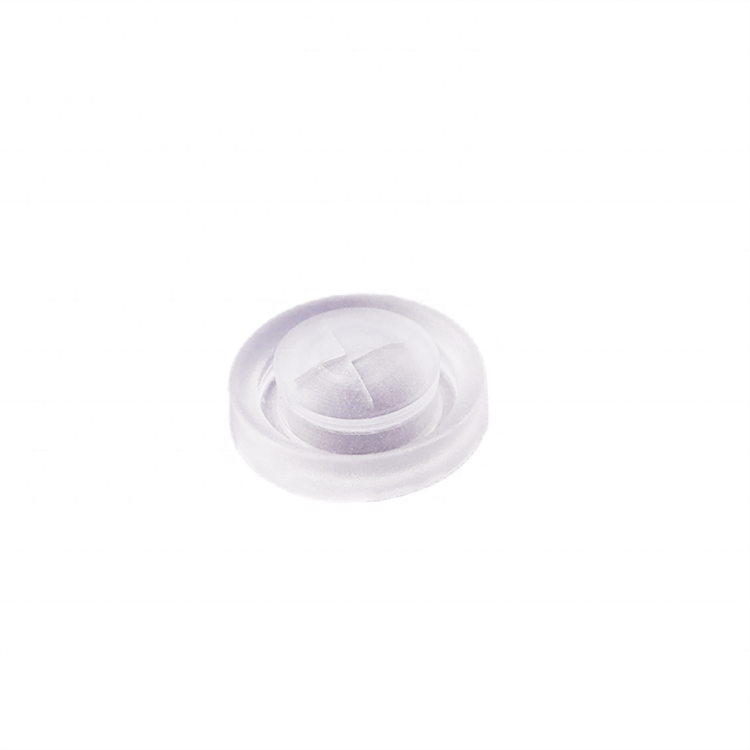 Custom Made Food Grade Silicone Flush Valve Seal,9.8 mm Cross Slit Valve One Way Check Valve