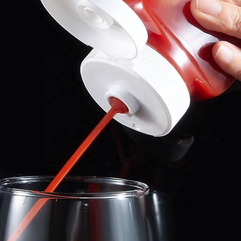 Wholesale Factory Price 38-400 53mm Ketchup Dispensing Flip Top Cap With Silicone Valve