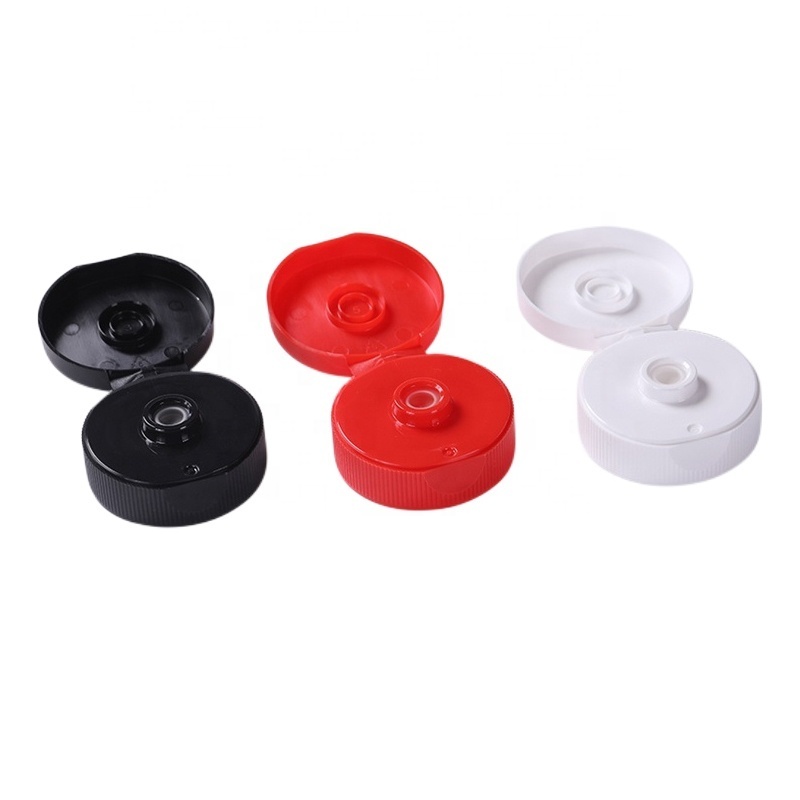 Wholesale Factory Price 38-400 53mm Ketchup Dispensing Flip Top Cap With Silicone Valve