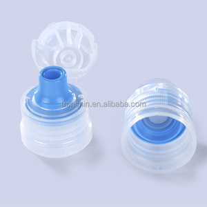 Factory Hot Sale Bi-color Flow Control 28mm Bottle Caps With Silicone Valve For Beverage Dispensing