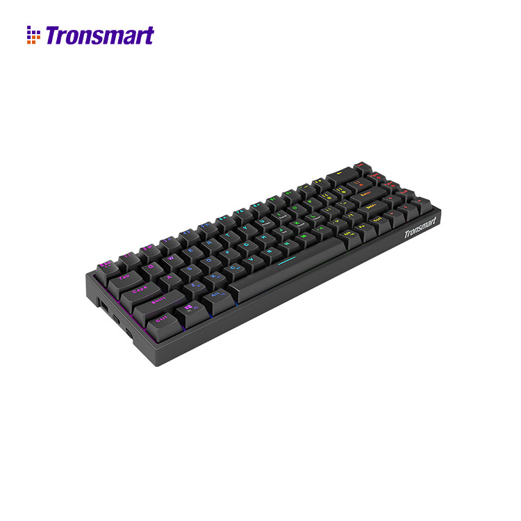 Tronsmart Elite Mechanical Keyboard With RGB Lighting Over 16.8 Million Colors Outemu Switch Wired BT 2.4GHz Wireless