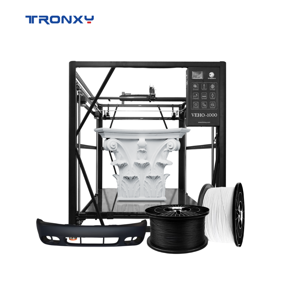 VEHO TRONXY 105 FDM Pellets Extruder 3d Printers Diy Large Size 600mm 800mm 1000mm for Pla 2023 Impresora Industrial Provided