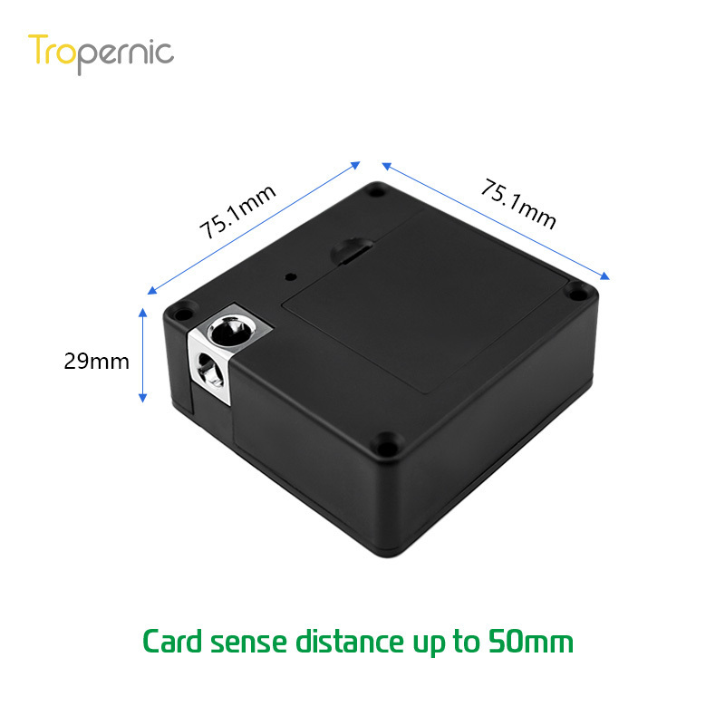 Black Mobile Phone Ttlock App Electronic Rfid Smart Storage Magnetic Invisible Hidden Cabinet Drawer Lock For Home Office