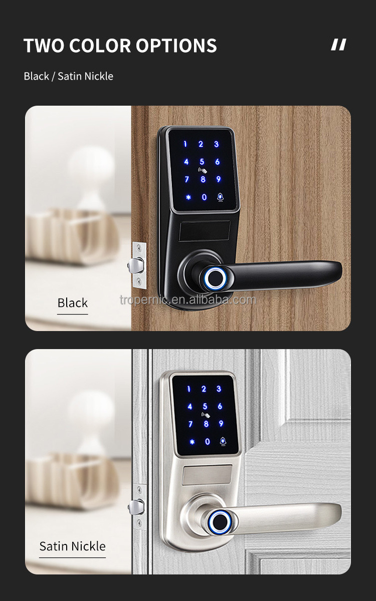 Manufacturer Push Button Key Pad Code Combination B07 App Fingerprint Security Keyless Electric Smart Korea Digital Door Lock