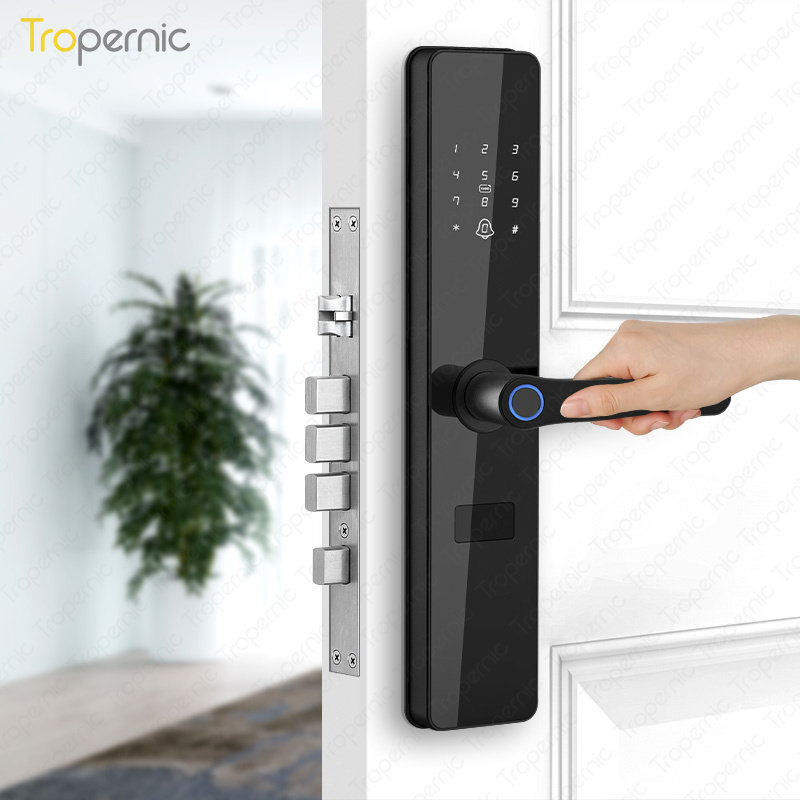 Tropernic TTlock Electronic Smart Home System Full Automatic Cerradura Ferreteria Fingerprint Digital Door Lock