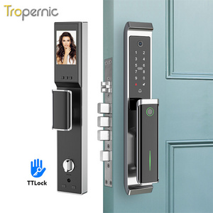 Tropernic TT lock Cerraduras Puertas Digital Home Electronics Wooden Door Smart Door Lock With Camera