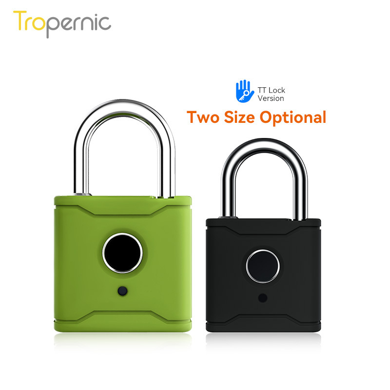 Alexa Keyless Mini Luggage Ip65 Waterproof Biometric Digital Electronic Mobile App Smart Fingerprint Padlocks