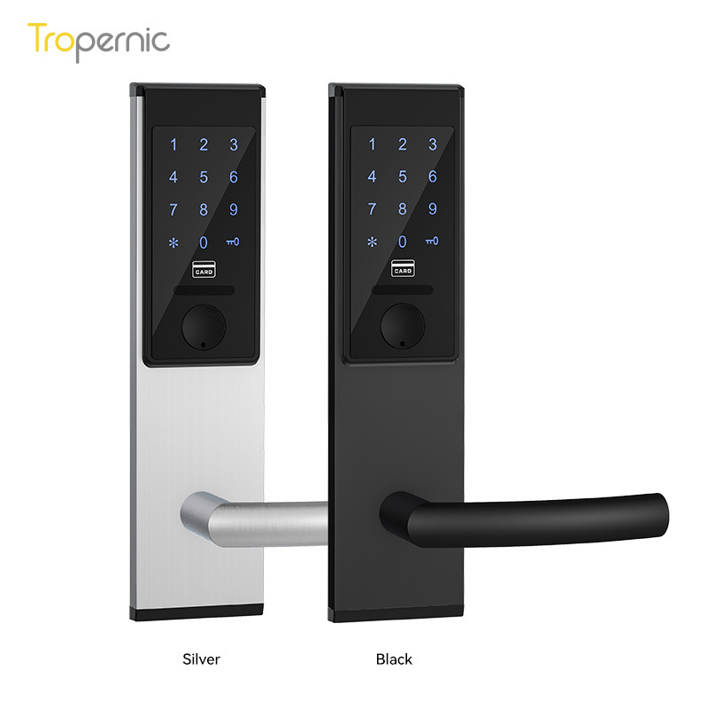 Intelligent Keypad Deadbolt Electronic Door Lock with Remote Control Push Pull Smart Door Lock