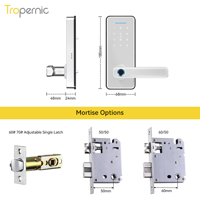 Factory Price Outdoor Electric Lock App Fingerprint Gate Lock Keypad Card Door Lock