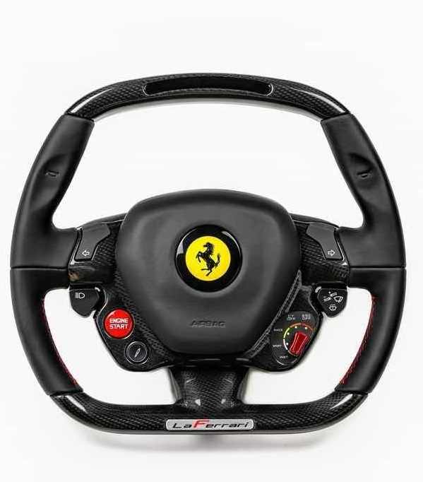 Steering wheel for Ferrari F8 Tributo GTC4Lusso Portofino SF90 Stradale 458 488 599 296 GTB Pista Monza 812 Superfast GTS Roma