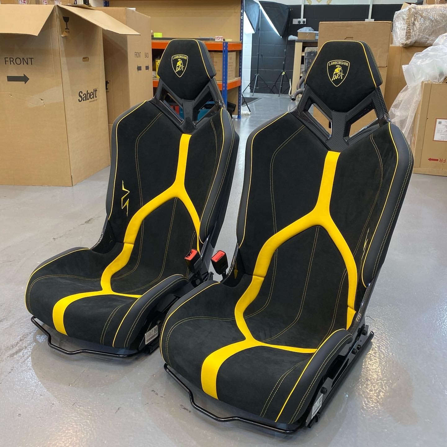 Original seats for Lamborghini Aventador Huracan Urus Gallardo Diablo Murcielago Veneno Centenario Countach SV SVJ SVJ63 STO