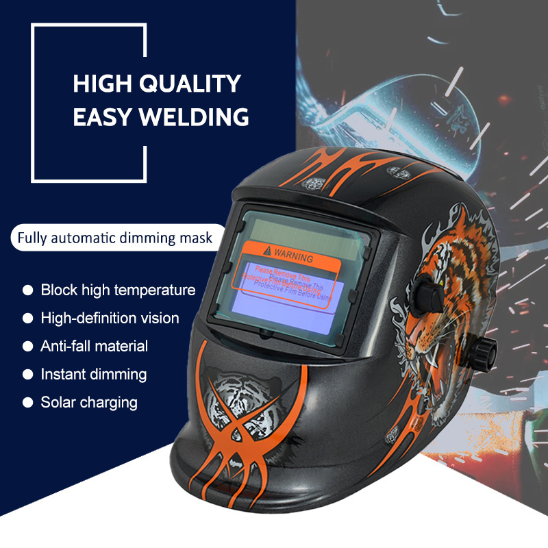 Monster Printing Welder Helmet Cheap Adjustment Welding Helmet Ce TRQ High Quality Skull OEM Light Weight Welding Helmet 2pcs