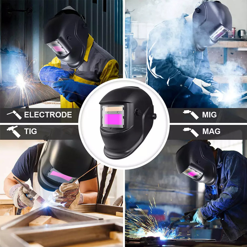 TRQ Power Ranger Helmet For Welding TIG MIG Welder Work Protective Auto Welding Helmet Darkening