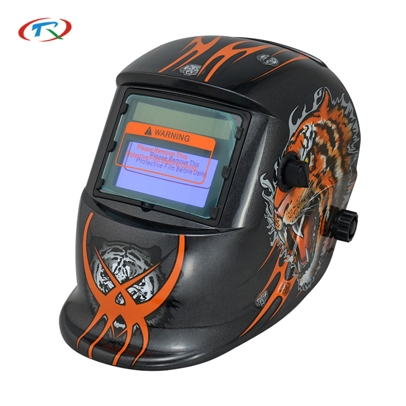 TRQ Color Decals Cheap Popular Auto Darkening Kids Led Welding Helmet Outside