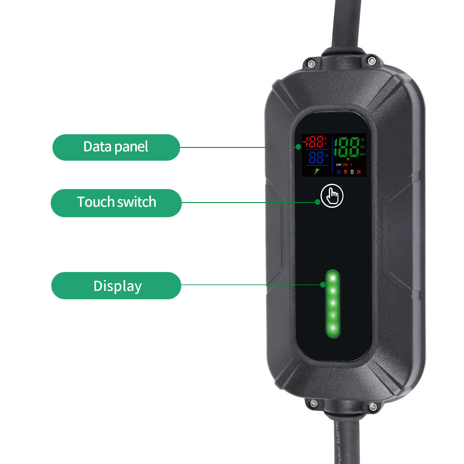 EV FAST CHARGE STATION Portable Electric Vehicle Charger 32A 22KW 3-phase power competitive price