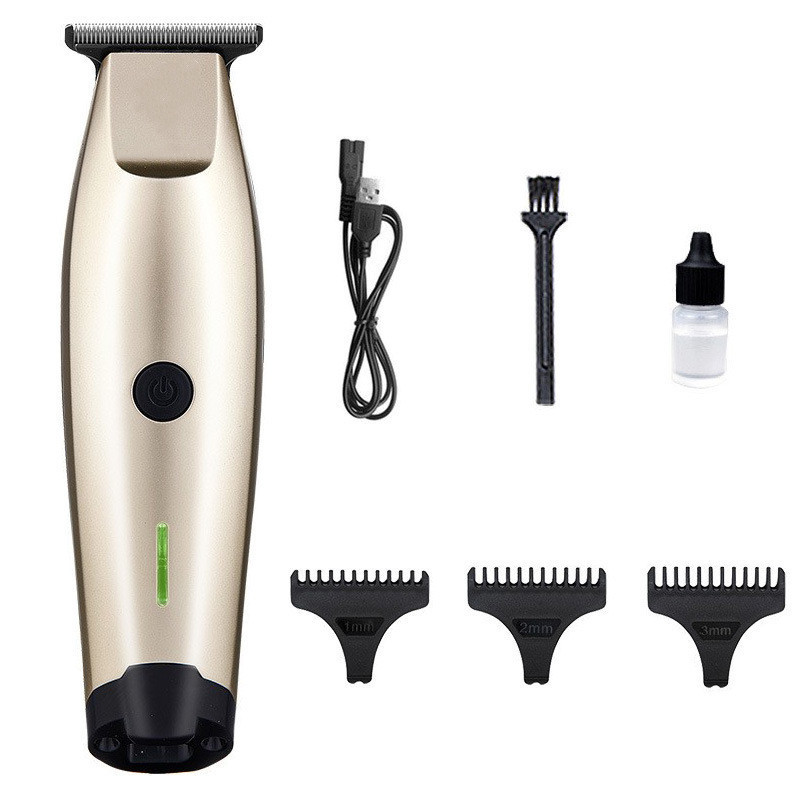 Custom Logo professional Hair Trimmer Li T Outline Cordless Trimmer Men 0mm Baldheaded Hair Finish Hair Cutting Machine