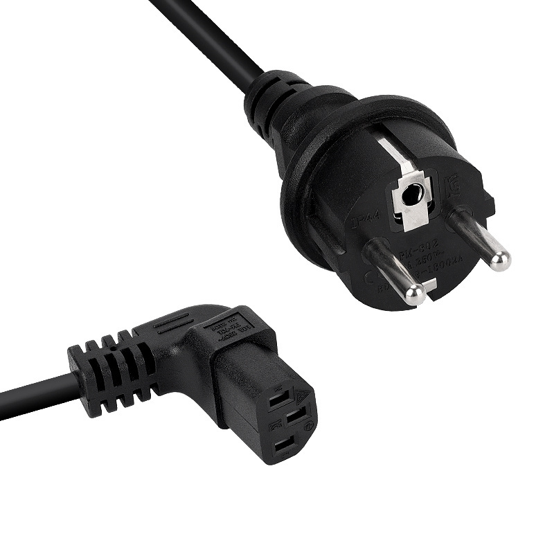 CE Laptop Power Lead fused Wire Cord 3 Pin UK Plug Cable copper 3 pin EU plug pc laptop computer monitor ac power cord cable for