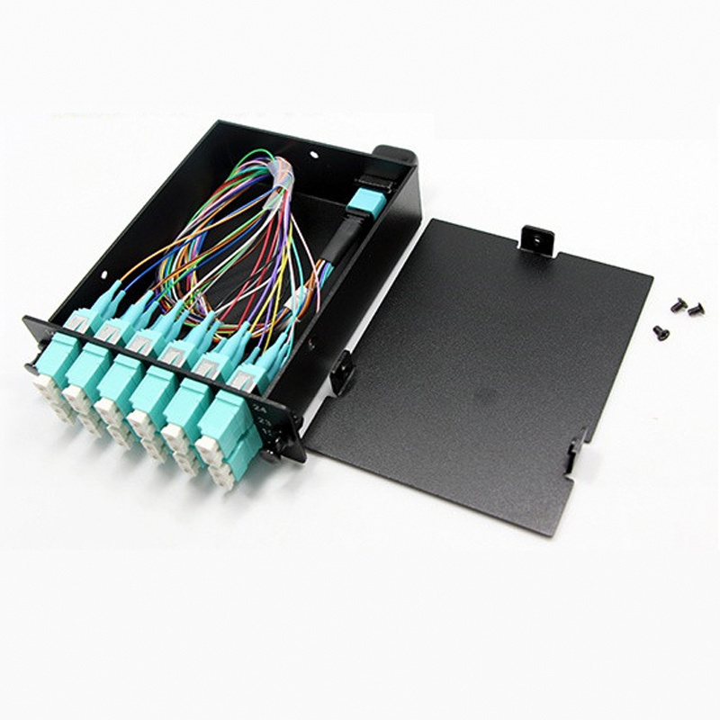 Wall Rack Mounted Drawer Style FC SC LC ST Optical Fiber Optic Adapter Patch Panel