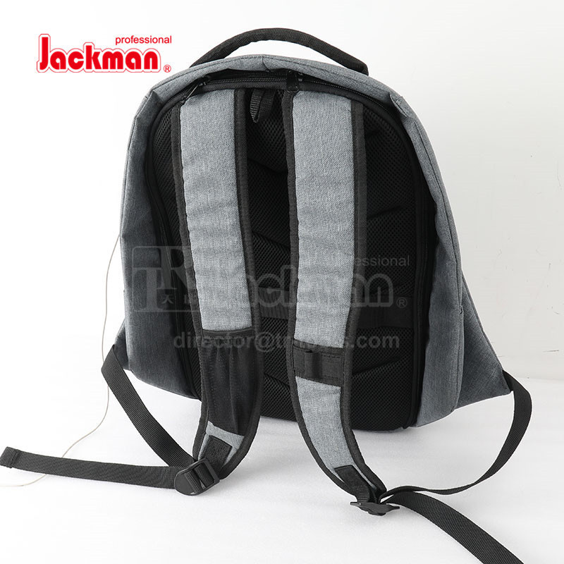 Jackman  Backpack With Solar Charger Light weight Portable Power Bank Tool Bag