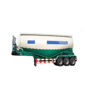 Tri-axle 45 Cubic Bulk Cement Tank Trailer Fly Ash Cement Bulker Silo Tanker Trailers Semi Truck