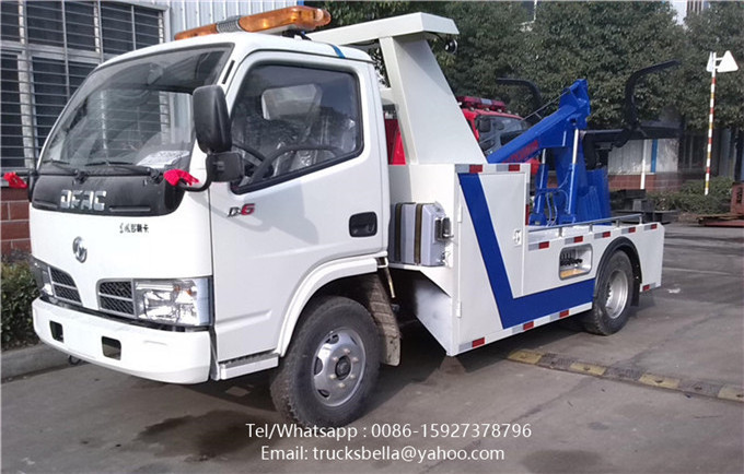 Wheel lift wrecker truck body 3 ton underlift recovery truck for sale